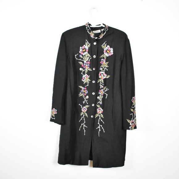 Vintage Embroidered Jacket, Units Women's Jacket - Picture 1 of 7